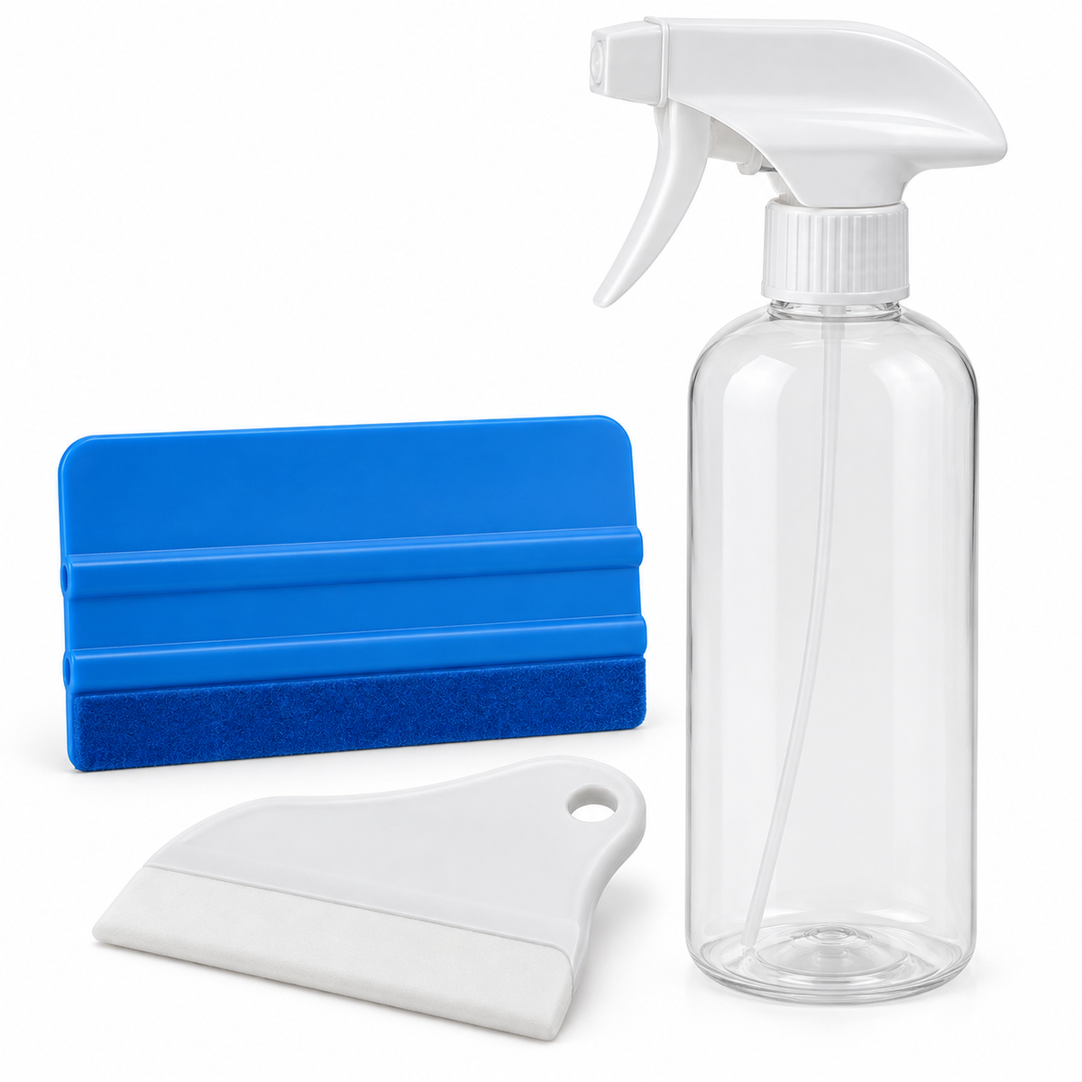 Window Film Application Tool Kit with Spray Bottle - 3 Piece