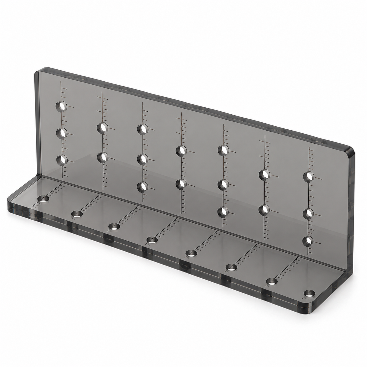 Cabinet Handle Drilling Template - 310 mm - Clear