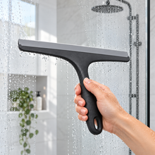 Compact Glass Squeegee with Silicone Blade - 250 mm - Black