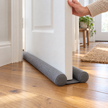 Double-Sided Under-Door Draught Excluder - 900 mm - Grey