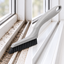 Window Track Cleaning Brush with Stiff Bristles - 230 mm - Grey