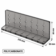 Cabinet Handle Drilling Template - 310 mm - Clear