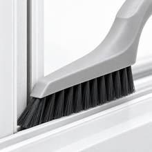Window Track Cleaning Brush with Stiff Bristles - 230 mm - Grey