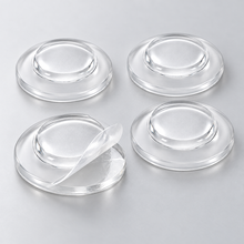 Silicone Door Handle Wall Protectors - 50 mm - 4 Pack - Clear